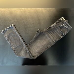 Zara Women's Gray Straight Leg Jeans - High Stretch